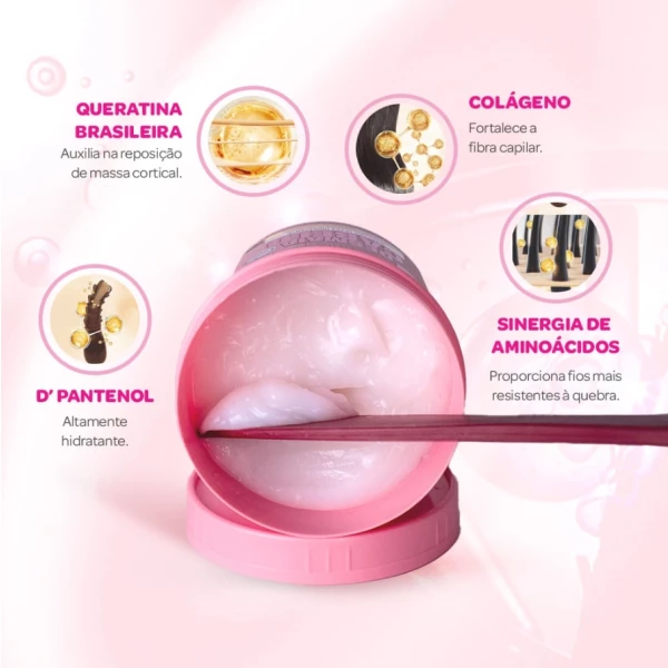 FOREVER LISS - MÁSCARA ULTRA HIDRATANTE DESMAIA CABELO 200g