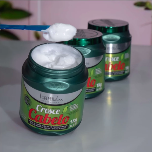 FOREVER LISS - MÁSCARA CRESCE CABELO 1kg