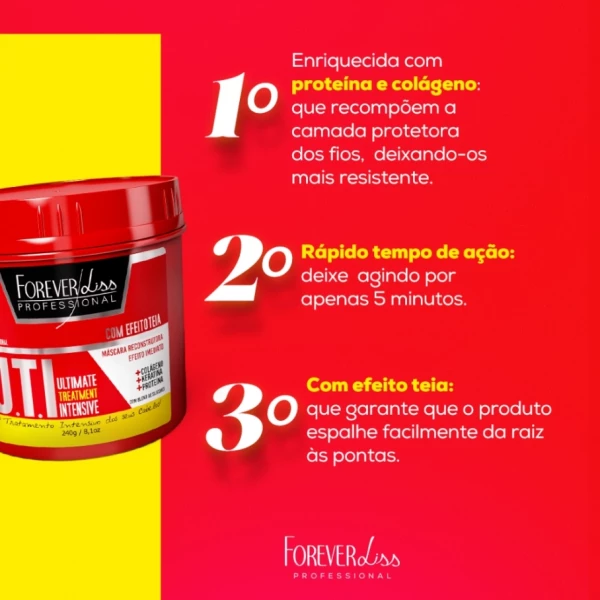 FOREVER LISS - MÁSCARA UTI 240g