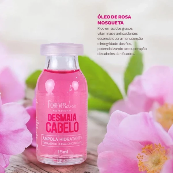 FOREVER LISS - AMPOLA DESMAIA CABELO 2.0 15ml