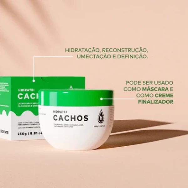 HIDRATEI - CACHOS CREME MULTIFUNCIONAL 250g