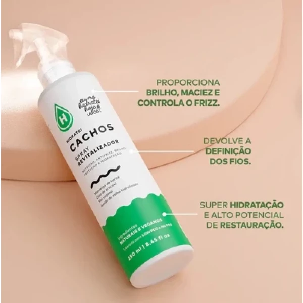 HIDRATEI - CACHOS SPRAY REVITALIZADOR 250ml