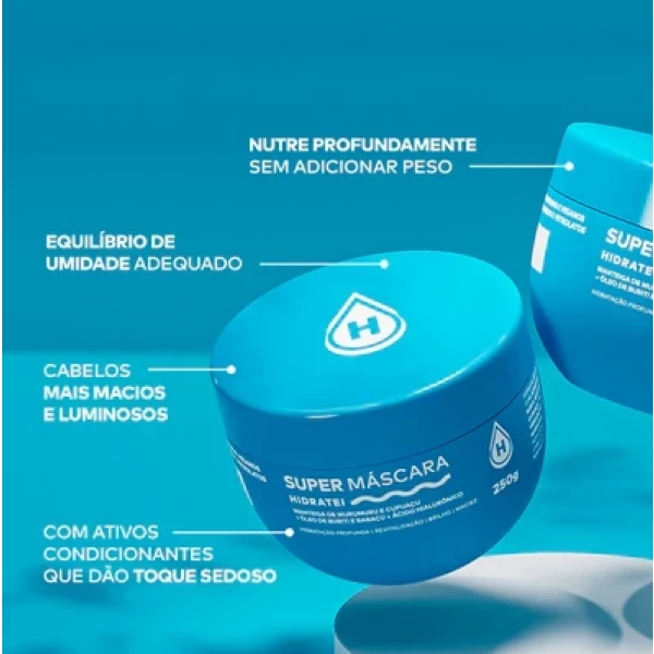 HIDRATEI - SUPER MÁSCARA CAPILAR 250g