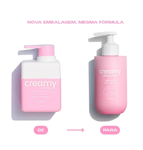 CREAMY - EMULSÃO DE LIMPEZA 180ml