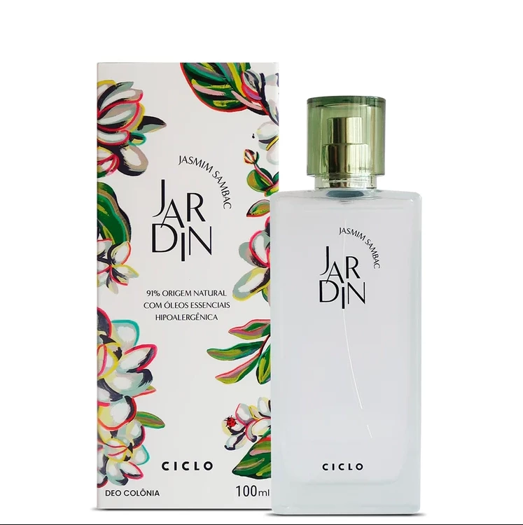 CICLO - JARDIN JASMIM SAMBAC DEO COLÔNIA EM CAIXA 100ml