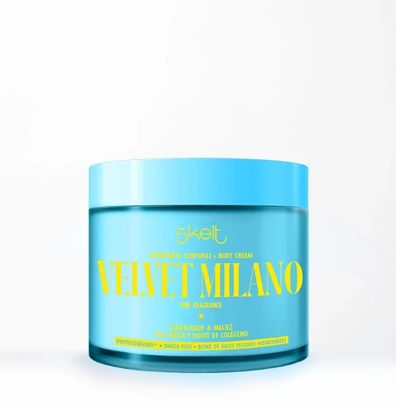 SKELT - BODY CREAM VELVET MILANO HIDRATANTE DESODORANTE CORPORAL 200g
