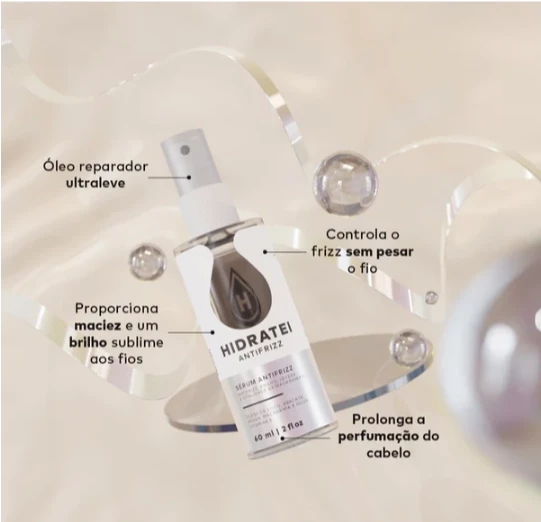 Hidratei Serum Anti-Frizz  Óleo Finalizador 60ml